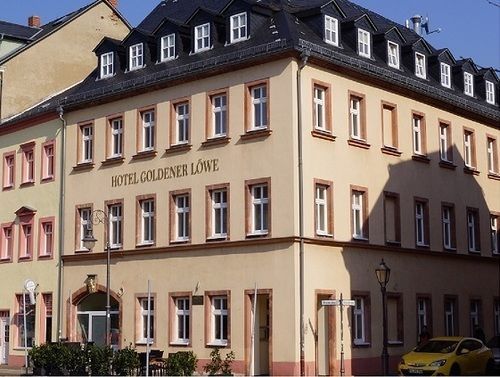 Hotel Goldener Loewe Waldheim Экстерьер фото